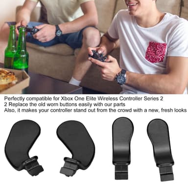 D-Pad knap controller padler Sort