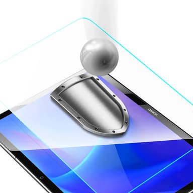 2.5D Hærdet Glasskærmbeskytter til iPad (2-pak) iPad Air1/Air2 9,7 tommer