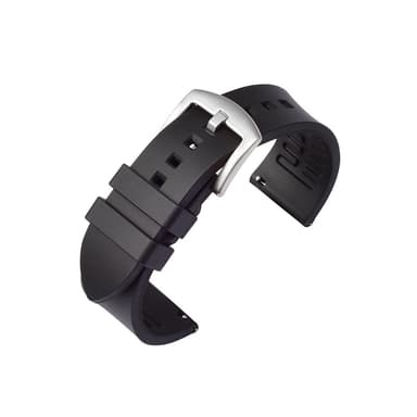 Udskiftning af urrem til Rolex Submariner Huawei GT Sports Sort 20mm