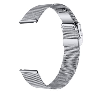 Armbånd Rustfrit stål Garmin Venu 3S / Forerunner 265s 18 mm Sølv