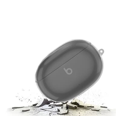Blødt TPU fuldt beskyttende cover til Beats Studio Buds øretelefon Buds etui Sort
