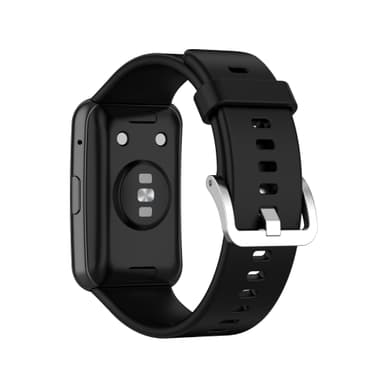 Silikone Watch Armbånd Urrem til Huawei Watch Fit (TIA-B09/TIA-B19) Sort