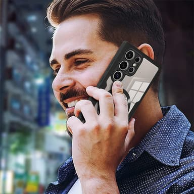Fuldt lukket magnetisk skal & film integreret telefonetui til Samsung S22-serien Samsung S22 Ultra