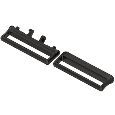 18 mm urbåndsstikadapter til Samsung Galaxy Fit 3 Sort