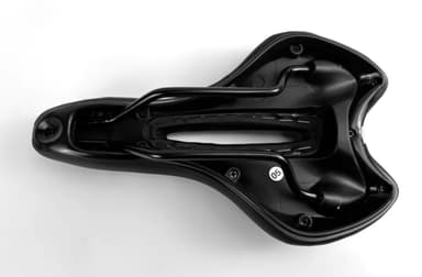 Silikone cykelsadel Sort