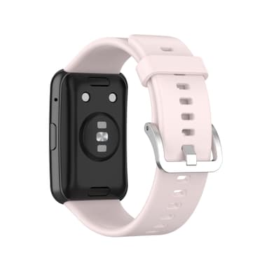 Silikone Watch Armbånd Urrem til Huawei Watch Fit (TIA-B09/TIA-B19) Lyserød