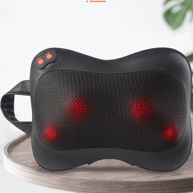 Massagepude til æltning af nakke og ryg