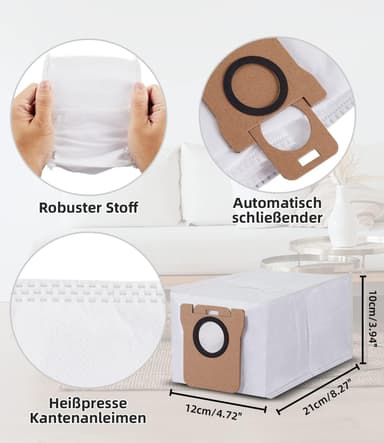 Erstatningsstøvposer til Xiaomi/Dreame Robotstøvsuger