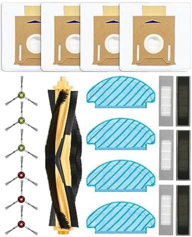 18 dele tilbehør til Ecovacs Deebot OZMO 920, 950, T5, T8 AIVI Max MultiColor
