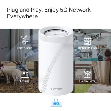 TP-Link Deco BE65 5G WiFi 7 Mesh system (1-pakke)