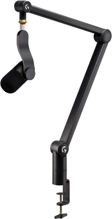 Logitech G YetiCaster GX mikrofon og arm sæt (sort)