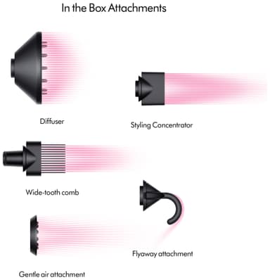 Dyson Supersonic hårtørrer (Onyx/guld)