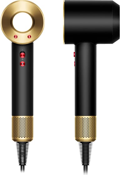 Dyson Supersonic hårtørrer (Onyx/guld)