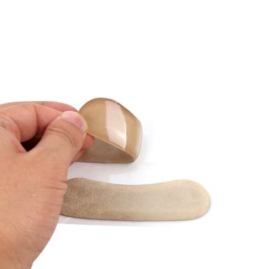 Anti-slid trædepuder hælbeskyttere hælbeskyttelse 7-par Beige