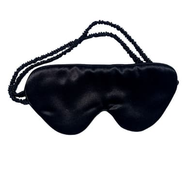 100% Mulberry Silk Sleep Mask øjenmaske Sort