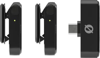 Røde Wireless Micro mikrofoner og modtagersæt (USB-C, sort)