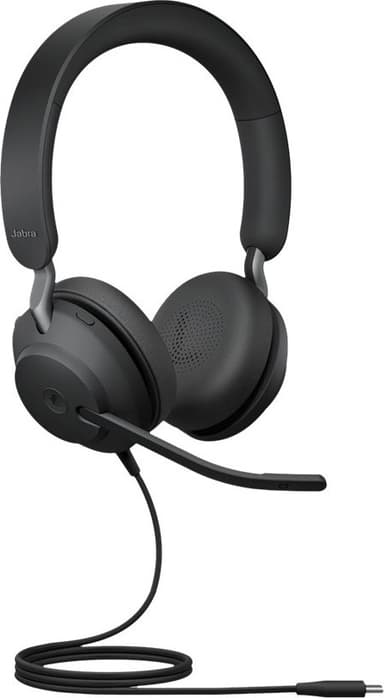Jabra Evolve2 40 SE USB-C MS stereohøretelefoner (sort)
