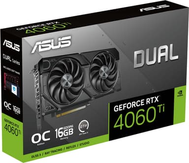 ASUS GeForce RTX 4060 Ti DUAL EVO OC graphics card (16 GB GDDR6)