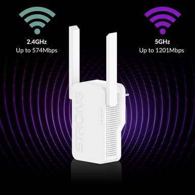 Strong WF6/AX3000 Wi-Fi-netværksforlænger