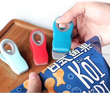 Små magnetiske poseclips Blå