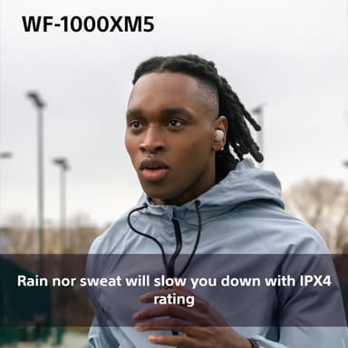 Sony WF-1000XM5 True Wireless in-ear høretelefoner (sort)