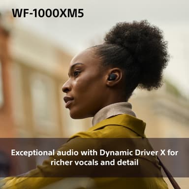 Sony WF-1000XM5 True Wireless in-ear høretelefoner (sort)