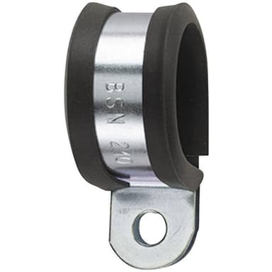 HellermannTyton AFCS20 Befæstigelsesbånd Skruebar 166-50603 Bundt-Ø-område 20 mm (max) Med chloropren-beskyttelsesprofi