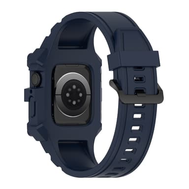 Urrem til Apple Watch 42/44/45 mm Silikone Mørkeblå