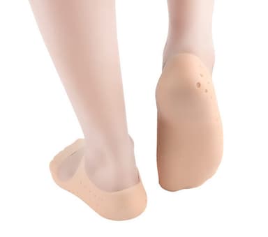Elastiske gulvsokker SEBS sokker 1 par Beige