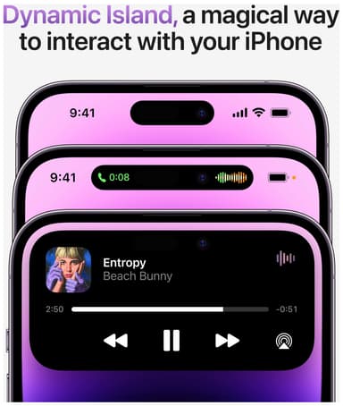 iPhone 14 Pro Max – 5G smartphone 128 GB Deep Purple
