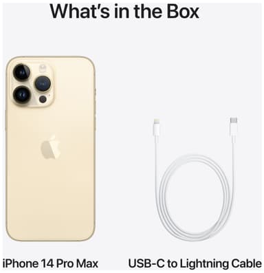 iPhone 14 Pro Max – 5G smartphone 256 GB guld