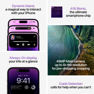 iPhone 14 Pro – 5G smartphone 256 GB sølv