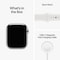 Apple Watch Series 8 45mm Cellular (silver stainless steel/white sportsbånd)