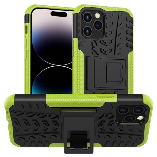 Stødbestandigt cover med stativ Apple iPhone 14 Pro Max - Grøn
