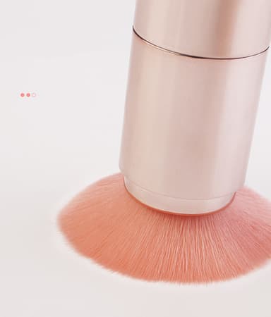 Makeup børster Sæt med Foundation Brush Eye Shadow Concealer 5 stk Rose guld
