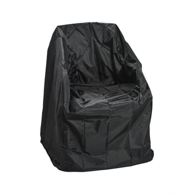Terrassestolebetræk Sort 65x65x120/80 cm