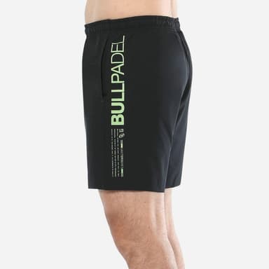 Bullpadel Momil, Padel og tennisshorts herrer Sort læder XL