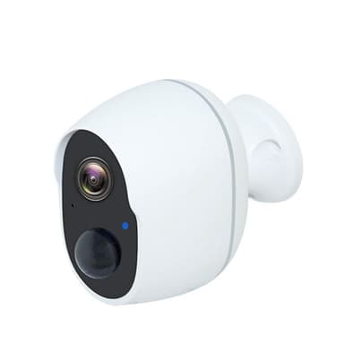 Sikkerhedskameraer Trådløse udendørs HD Sikkerhedskameraer Motion Night Vision hvid