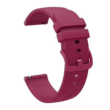 SKALO Silikonearmbånd til Withings ScanWatch 38mm - Vin rød