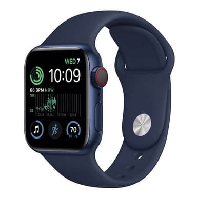 Sport Armbånd Apple Watch SE 2022 (44mm) - Blue Black