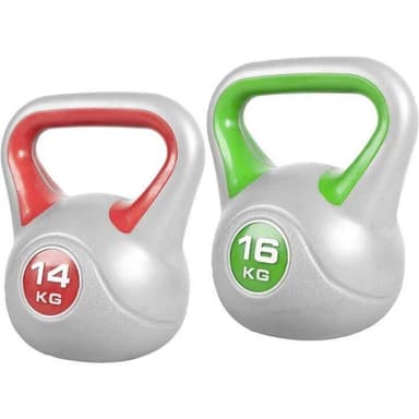 Gorilla Sports KETTLEBELL FITNESS-PAKKE - 14KG 16KG