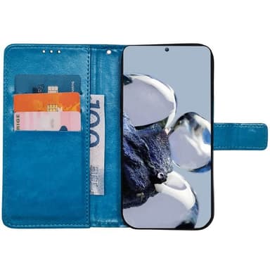 Wallet cover 3-kort Xiaomi 12T Pro - Lyseblå
