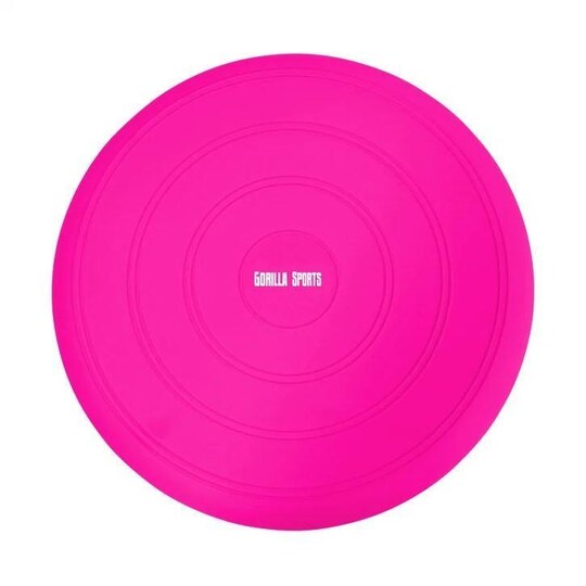 Gorilla Sports Balancepude - 33 cm Pink/Blå