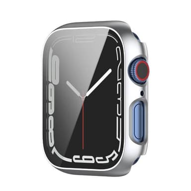 Cover med glasdæksel Apple Watch SE 2022 (44mm) - Sølv