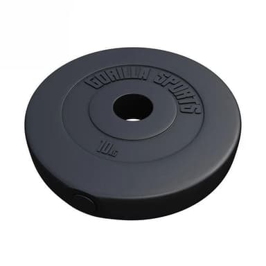 Gorilla Sports Vægtplader BASIC 51mm Cement - 1,25kg-15kg 10 kg
