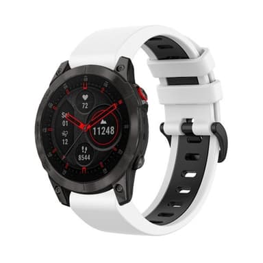 Armband till Garmin EPIX Gen2 22mm - Vit & Svart