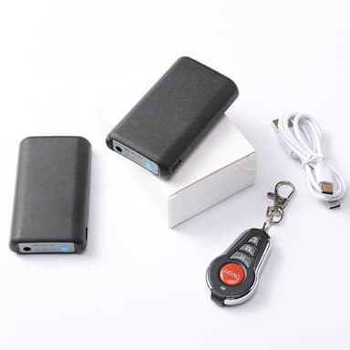 Batteriopvarmede sokker med fjernbetjening 4000 mAh Sort M