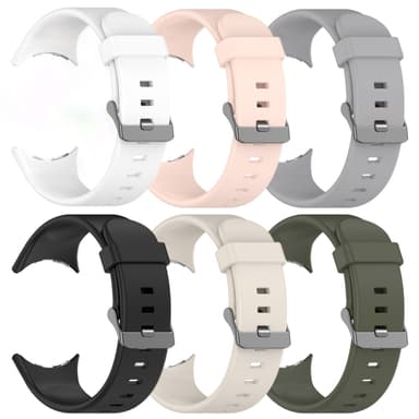 SKALO Silikonearmbånd Google Pixel Watch 3 45mm - Hvid