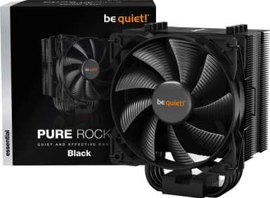 be quiet! PURE ROCK 2 CPU-køler (sort)