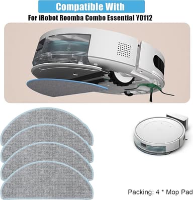 Erstatningsmoppepuder til iRobot Roomba Combo Essential Y0112